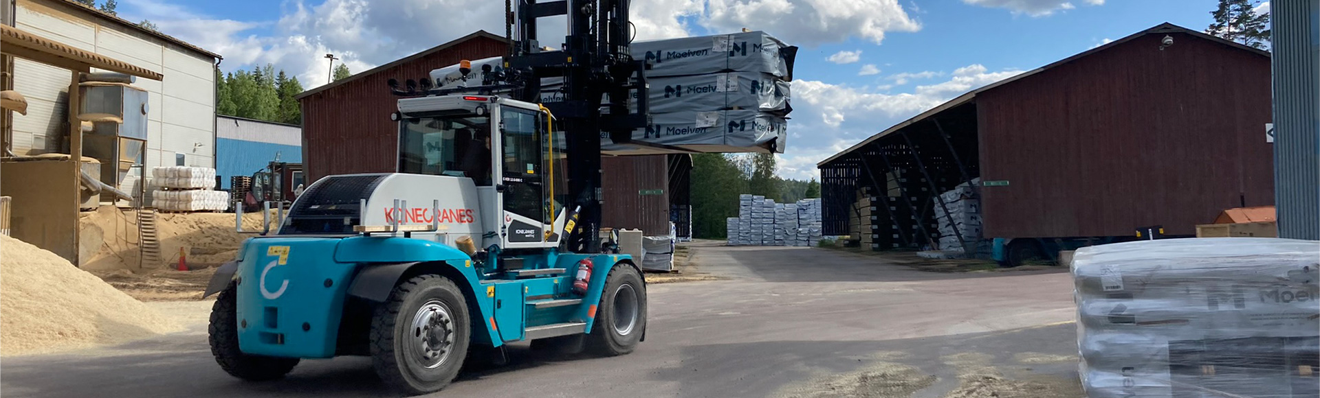 Første elektriske Konecranes E-VER gaffeltruck til Moelven